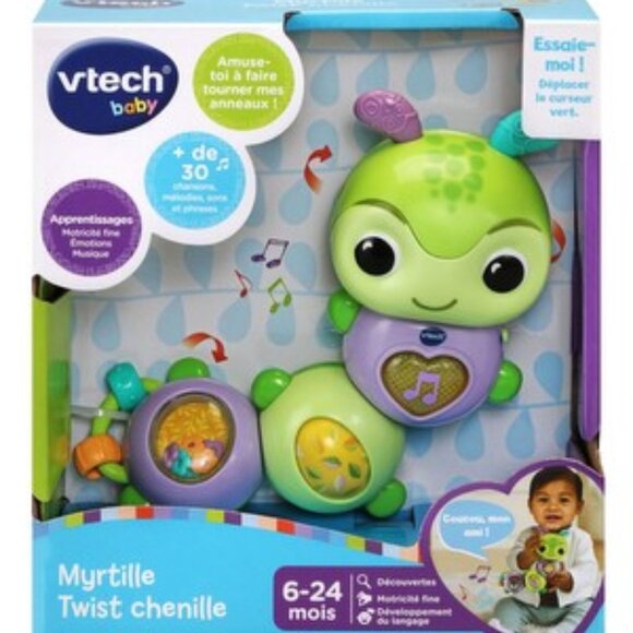 Brand New ( French Version)🐛 Vtech Myrtille  Twist Chenille 🎶👶 - Picture 1 of 9